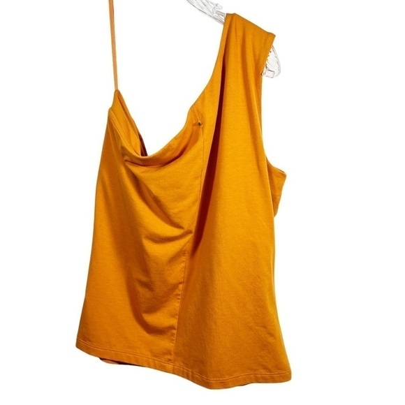 Cuyana women’s one shoulder top size XL orange - Picture 2 of 10